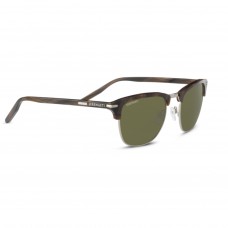 ALRAY Shiny Wood Grain Acetate with Shiny Silver Metal Lens Mineral Polarized 555nm Cat 3 to 3 , 8945